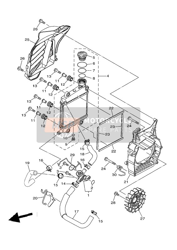 B6HE24830000, Pipe 3, Yamaha, 0